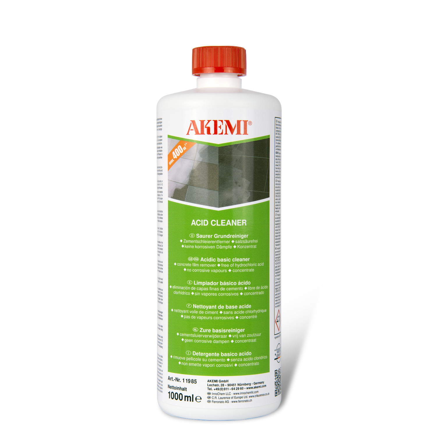 Acid Cleaner - free of hydrochloric acid
